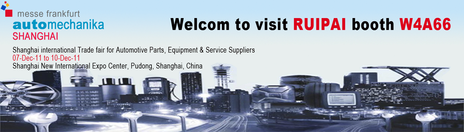 Shanghai international Trade fair for Automotive Parts, Equipment & Service Suppliers